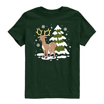Boys 8-20 Pokémon Stantler Winter Graphic Tee