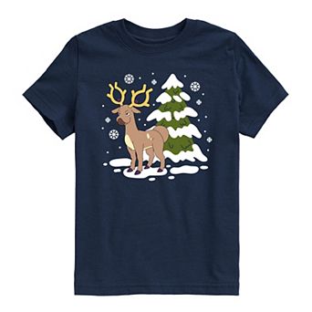 Boys 8-20 Pokémon Stantler Winter Graphic Tee