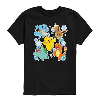 Boys 8-20 Pokémon Winter Stickers Graphic Tee