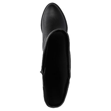 Easy Street Tenille Women's Wide Shafted Zip Boots
