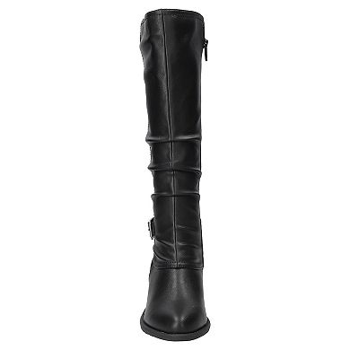 Easy Street Tenille Women's Wide Shafted Zip Boots