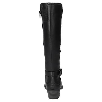 Easy Street Tenille Women's Wide Shafted Zip Boots