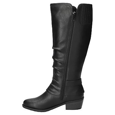 Easy Street Tenille Women's Wide Shafted Zip Boots