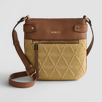Rosetti Sandy Crossbody Bag with Zip Closure