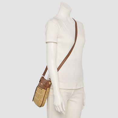 Rosetti Sandy Crossbody Bag with Zip Closure