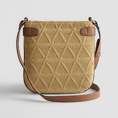 Rosetti Sandy Crossbody Bag with Zip Closure