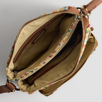 Rosetti Ash Crossbody Bag with Multiple Compartments