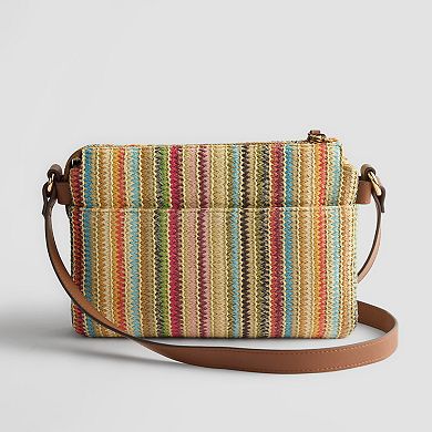 Rosetti Ash Crossbody Bag with Multiple Compartments