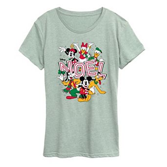 Women's Disney's Mickey & Friends Noel Graphic Tee