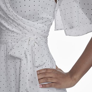 Women's Harper Rose V-Neck Flutter Sleeve Dress