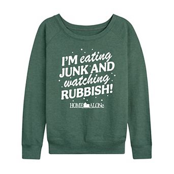 Women's Home Alone Junk & Rubbish French Terry Long Sleeve Tee