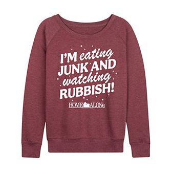 Women's Home Alone Junk & Rubbish French Terry Long Sleeve Tee