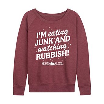 Women's Home Alone Junk & Rubbish French Terry Long Sleeve Tee