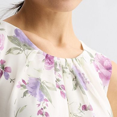 Women's 5th + Madison Edit Sleeveless Pleated Maxi Dress