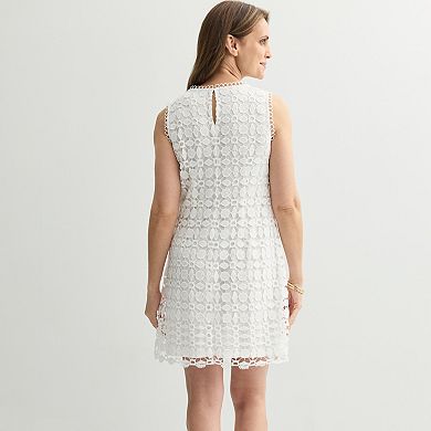 Women's 5th + Madison Edit Sleeveless Chemical Lace Shift Dress