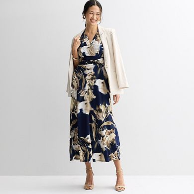 Women's Sandra Darren Ruched Floral Dress