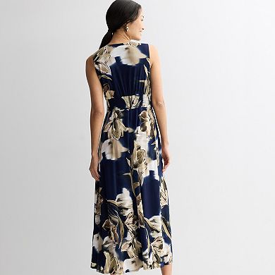 Women's Sandra Darren Ruched Floral Dress