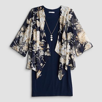Women's Sandra Darren Floral Jacket Dress
