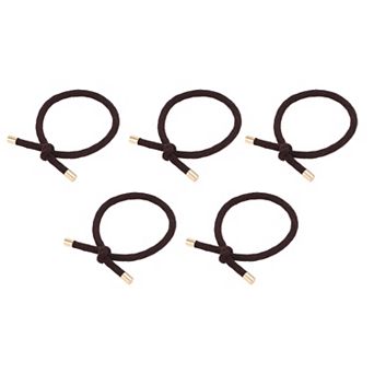 Classic Knotted Style Hair Rope Hair Hair Ties 5 pc