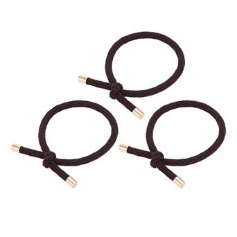 Classic Knotted Style Hair Rope Hair Hair Ties 3 pc