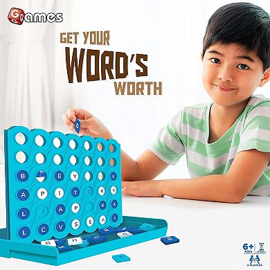 LIVEVIE Word Build 2-Player Grid Game Ages 6+ Boost Vocabulary & Skills