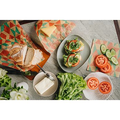 Beeswax Wrap Paper For Food, Bowl Covers And Sandwich Wrapping Paper, Xxl