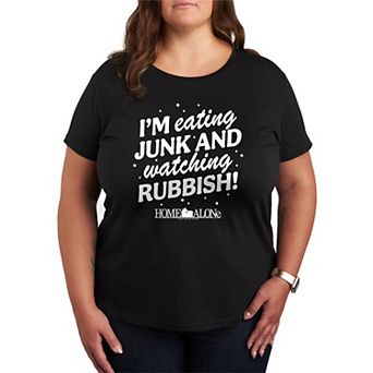 Plus Size Home Alone Junk & Rubbish Graphic Tee