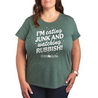 Plus Size Home Alone Junk & Rubbish Graphic Tee