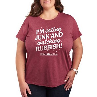 Plus Size Home Alone Junk & Rubbish Graphic Tee