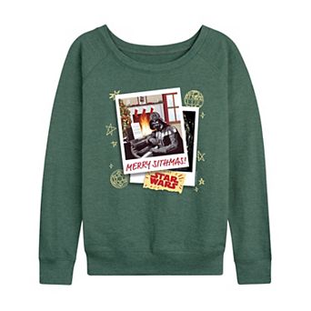 Women's Star Wars Merry Sithmas Christmas Graphic Long Sleeve Tee