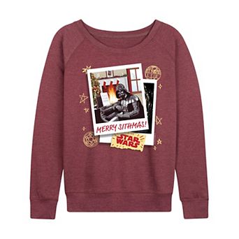 Women's Star Wars Merry Sithmas Christmas Graphic Long Sleeve Tee