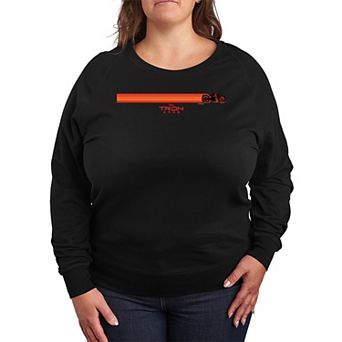 Plus Size Disney's Tron: Ares Motorcycle Tron Graphic Long Sleeve Tee