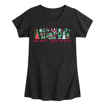 Girls Star Wars Scandinavian Christmas Graphic Tee