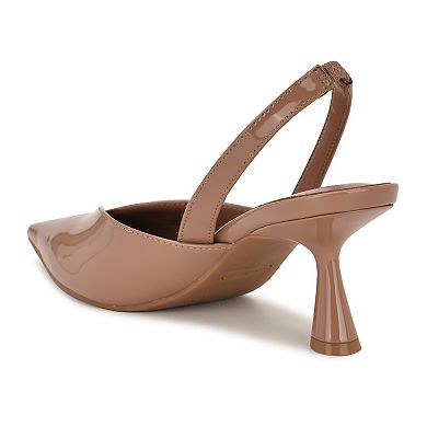 Nine West Lamma Women's Slingback Pointed Toe Dress Pumps