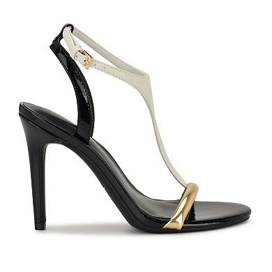 Nine West Miaza Women's Almond Toe Stiletto Heel Sandals