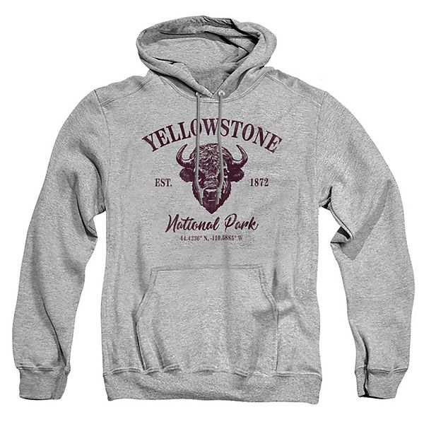 Big & Tall Yellowstone Bison Icon Graphic Pullover Hoodie