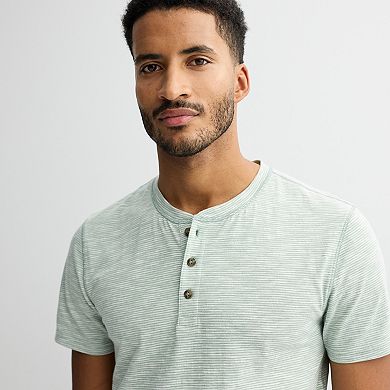 Men's Sonoma Goods For Life® The Essential Short Sleeve Henley