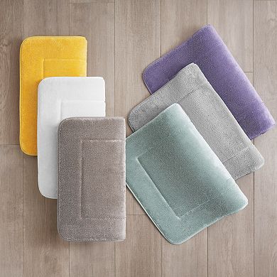 Oliver Brown Plush Terry Memory Foam Bath Mat