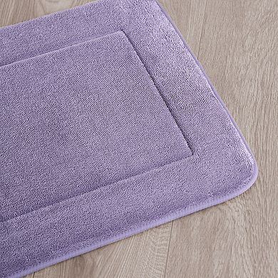 Oliver Brown Plush Terry Memory Foam Bath Mat