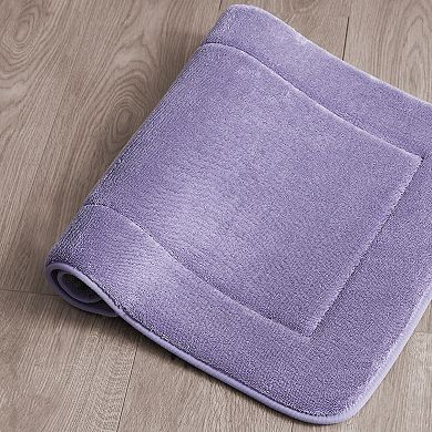 Oliver Brown Plush Terry Memory Foam Bath Mat