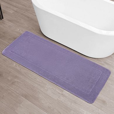 Oliver Brown Plush Terry Memory Foam Bath Mat