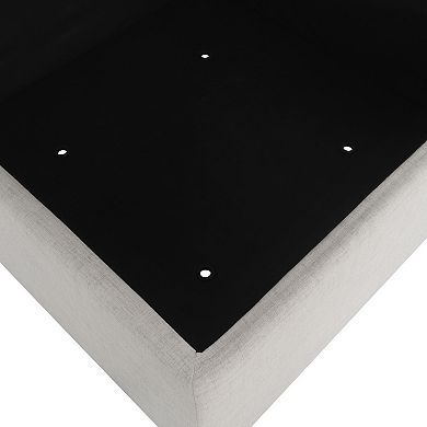 Linon Madeleine Square Storage Ottoman