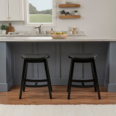 Linon Culver Counter Stool 2-pc. Set
