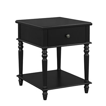 Linon Mcghie Drawer & Shelf Side Table