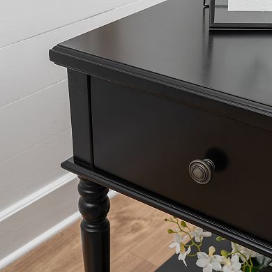 Linon Mcghie Drawer & Shelf Side Table