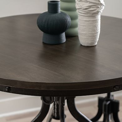 Linon Hawkford Round Bar Stool and Table 5-pc. Set
