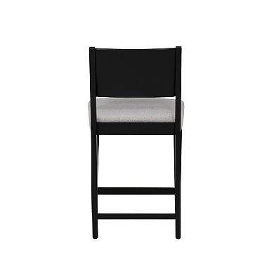 Linon Cadence Upholstered Counter Stool 2-pc. Set