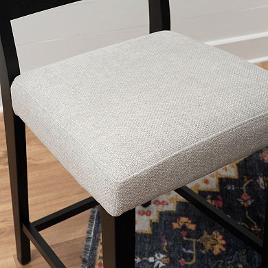 Linon Cadence Upholstered Counter Stool 2-pc. Set