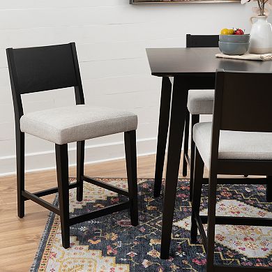 Linon Cadence Upholstered Counter Stool 2-pc. Set