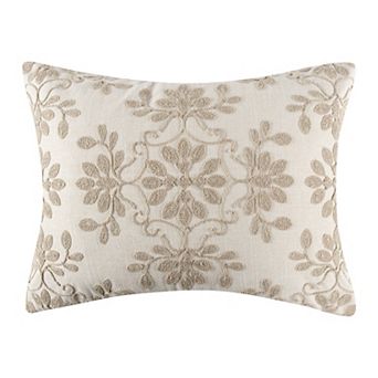 Levtex Home Alessio Embroidered Floral Throw Pillow